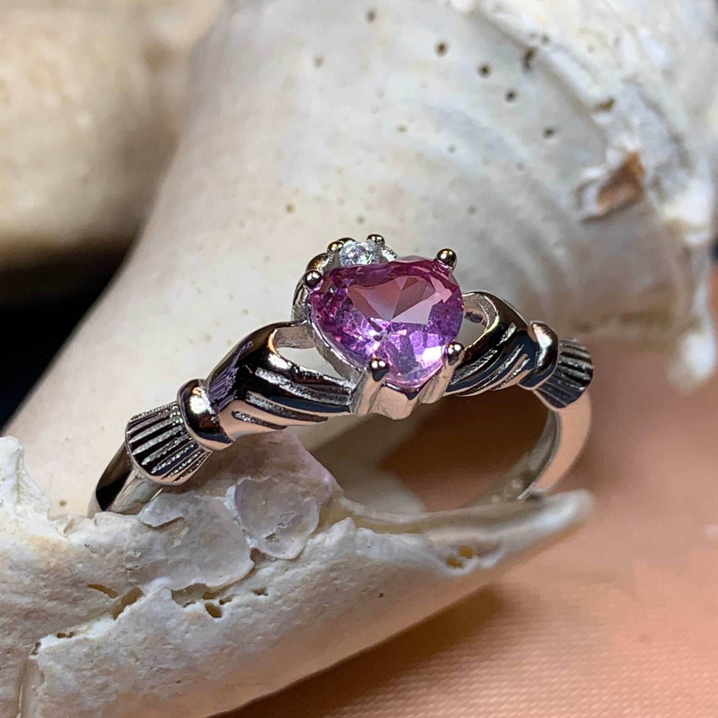 Ombre Claddagh Ring - 6