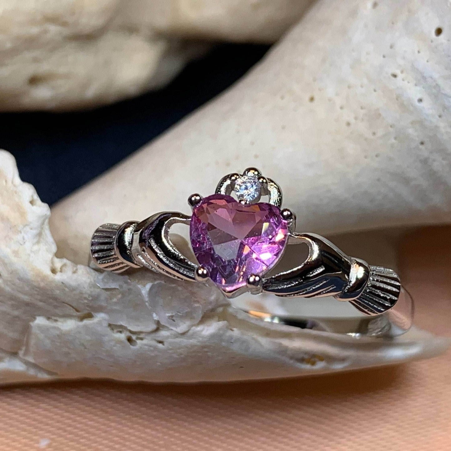 Ombre Claddagh Ring - 6