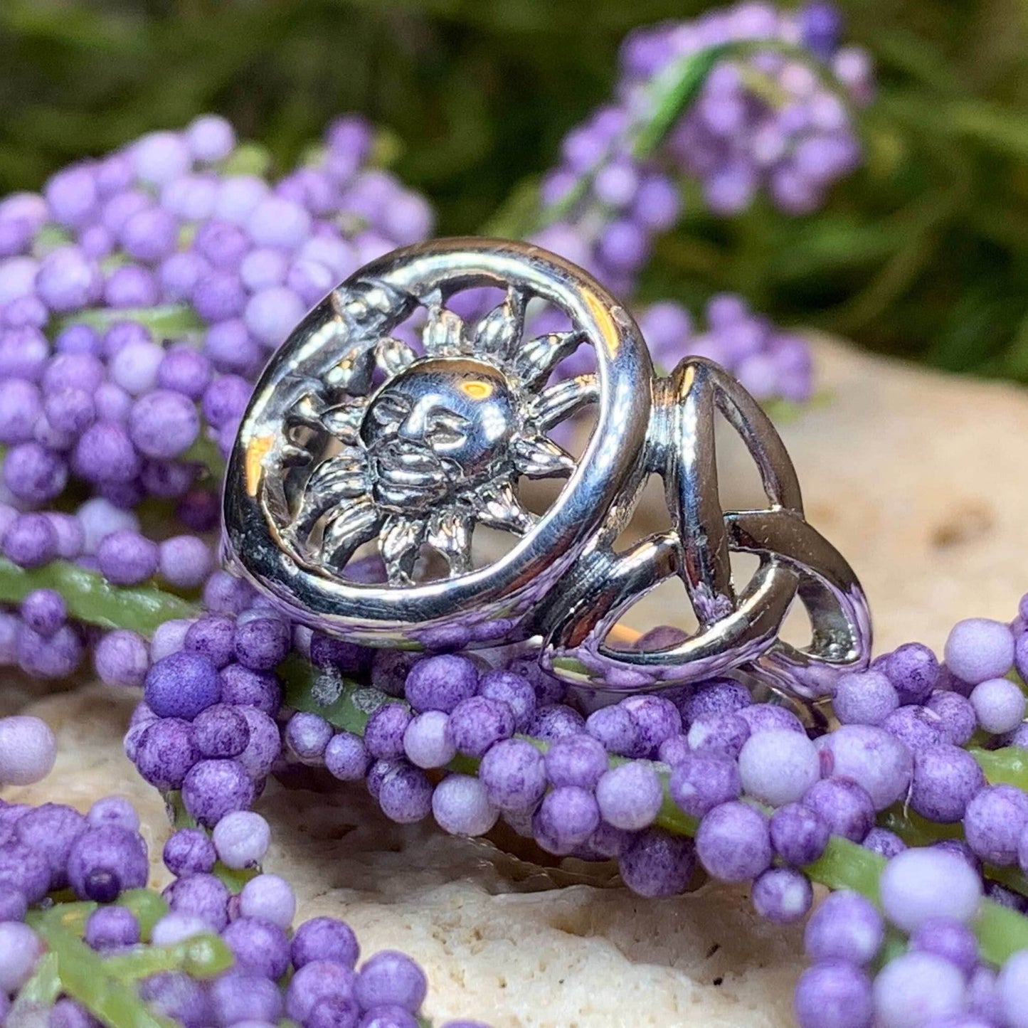 Celtic Sky Moon Ring - 5