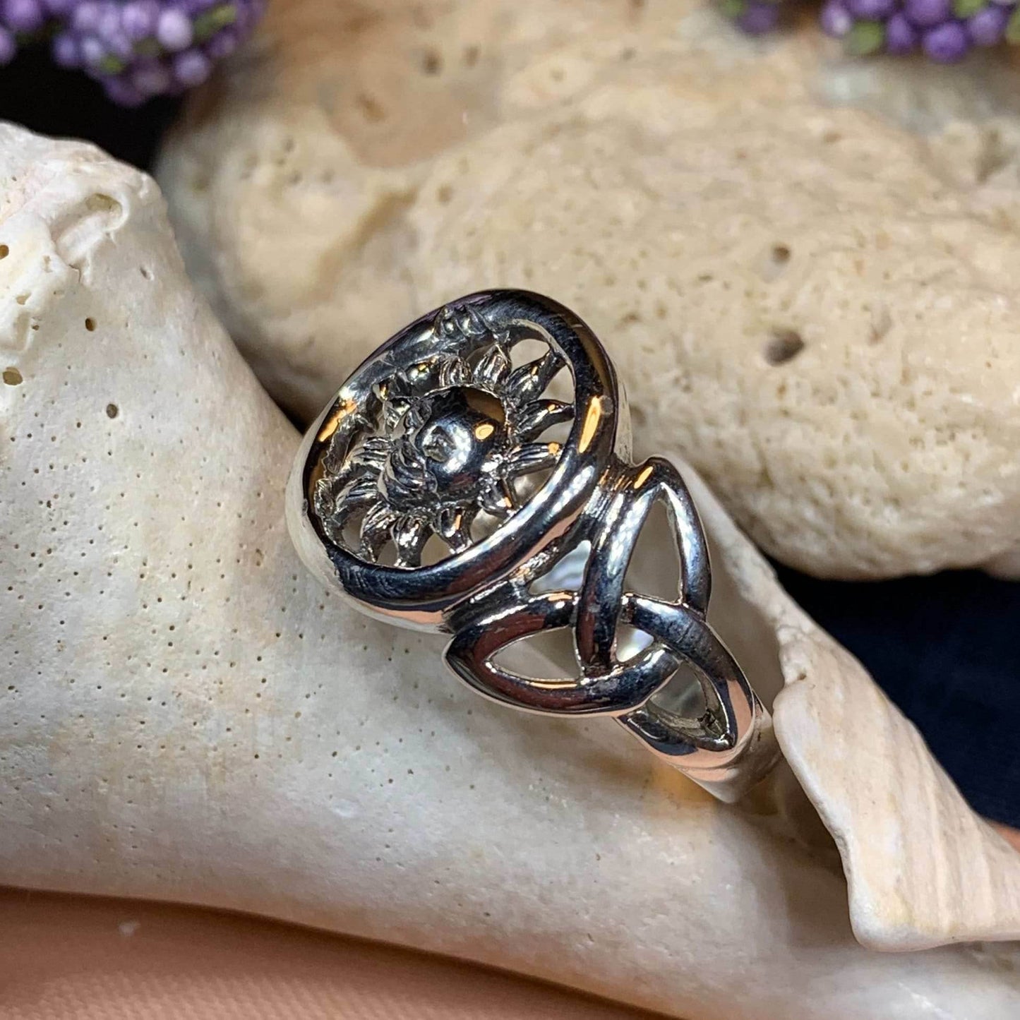 Celtic Sky Moon Ring - 5