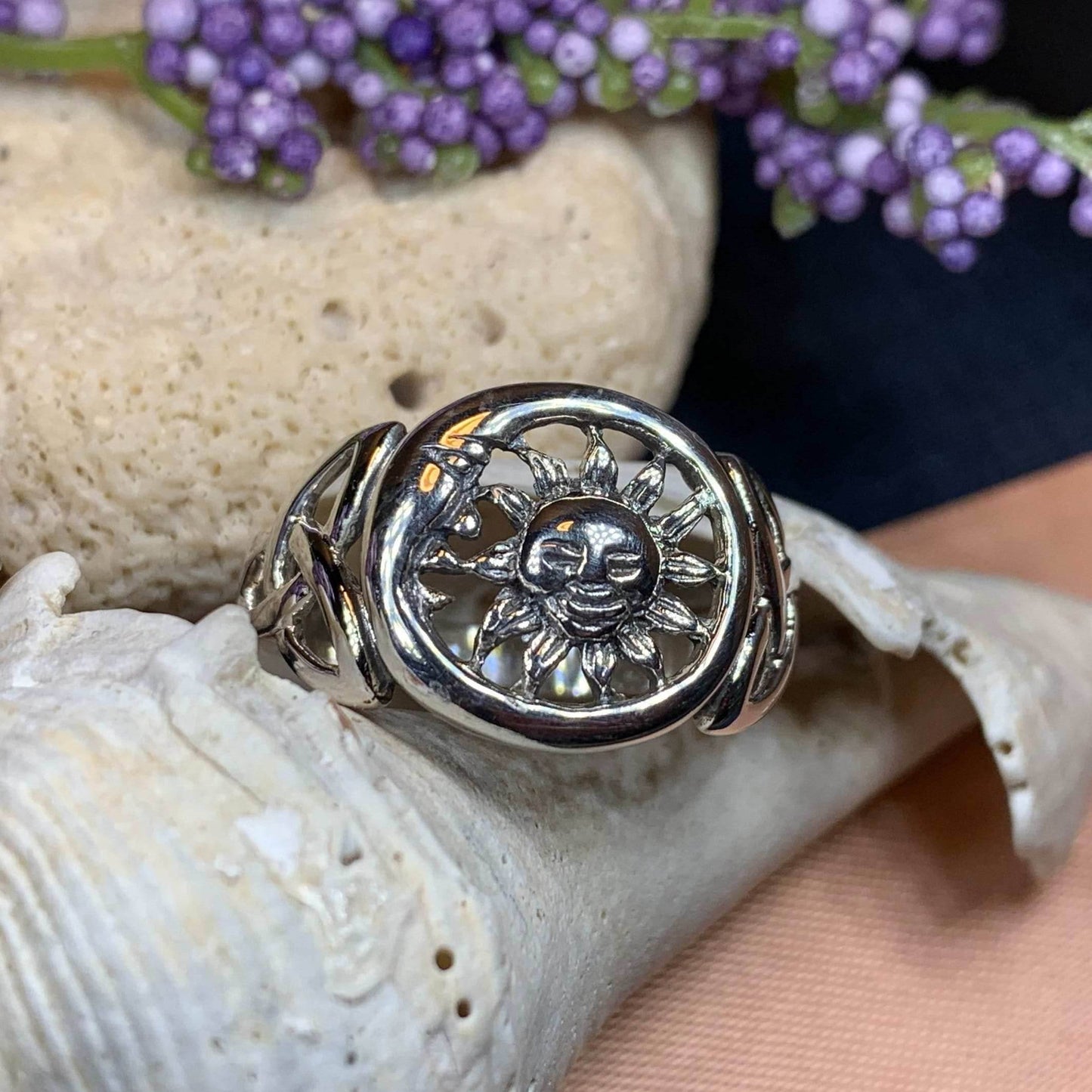 Celtic Sky Moon Ring - 5