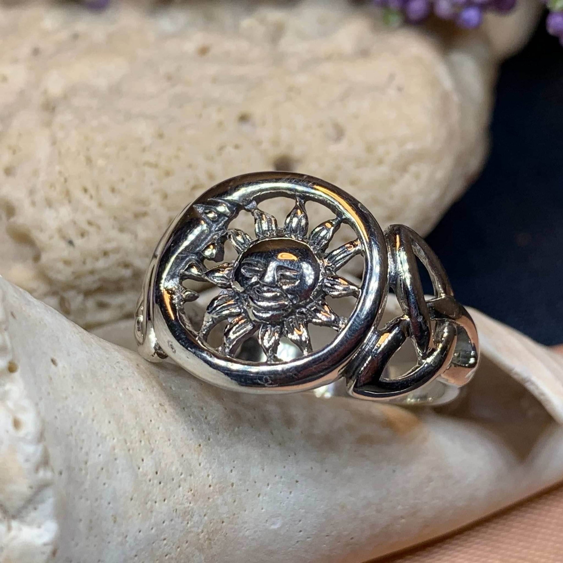 Celtic Sky Moon Ring - 5