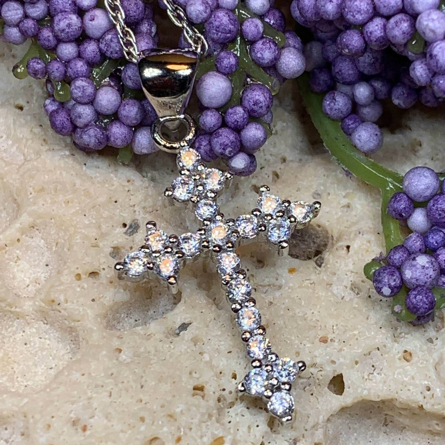 Cathedral Celtic Cross Necklace - 18