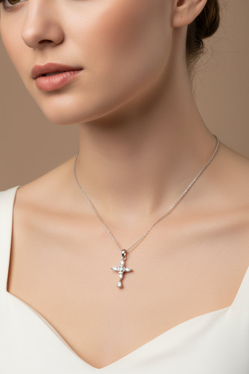 Clarice Celtic Cross Necklace