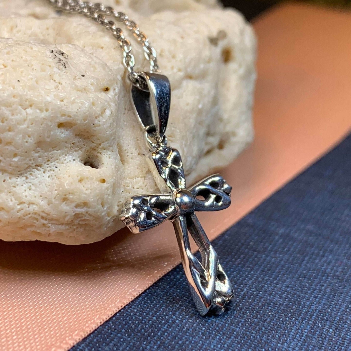 Purity Celtic Cross Necklace - 18