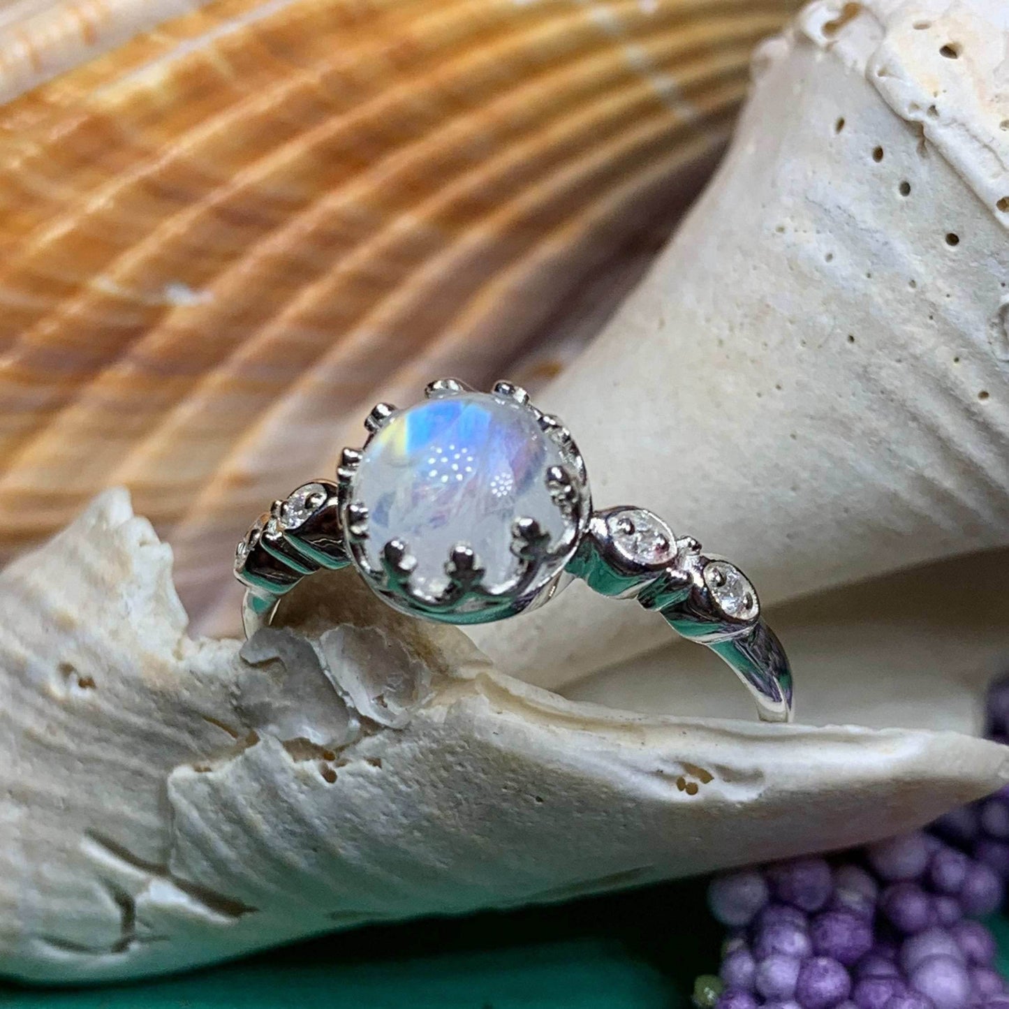 Elenore Moonstone Ring - 5