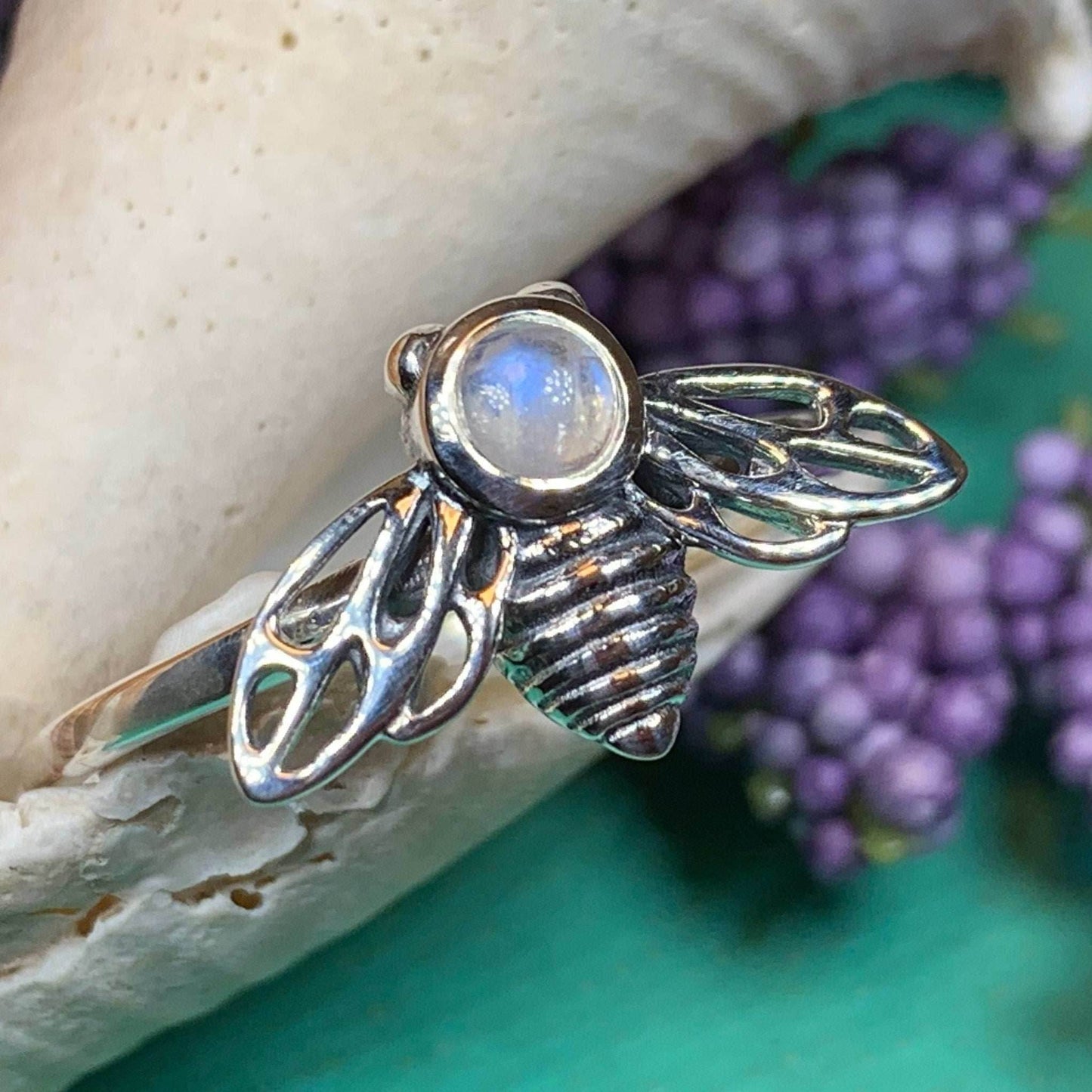 Tell the Bees Moonstone Ring - 5