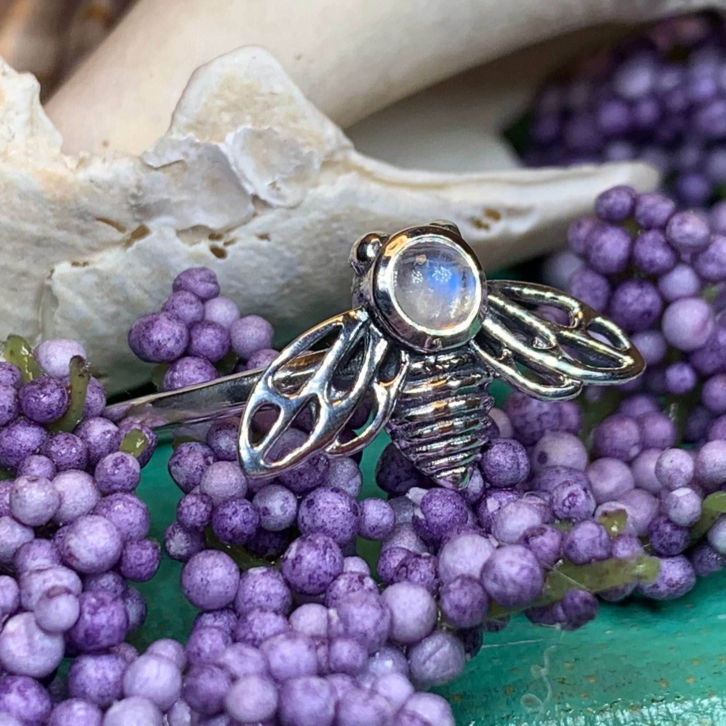 Tell the Bees Moonstone Ring - 5