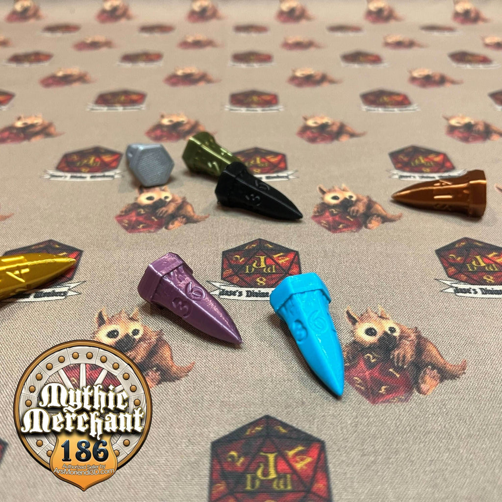 Dragon tooth Dice set - Bone / D2