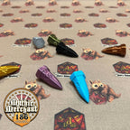 Dragon tooth Dice set - Bone / D2