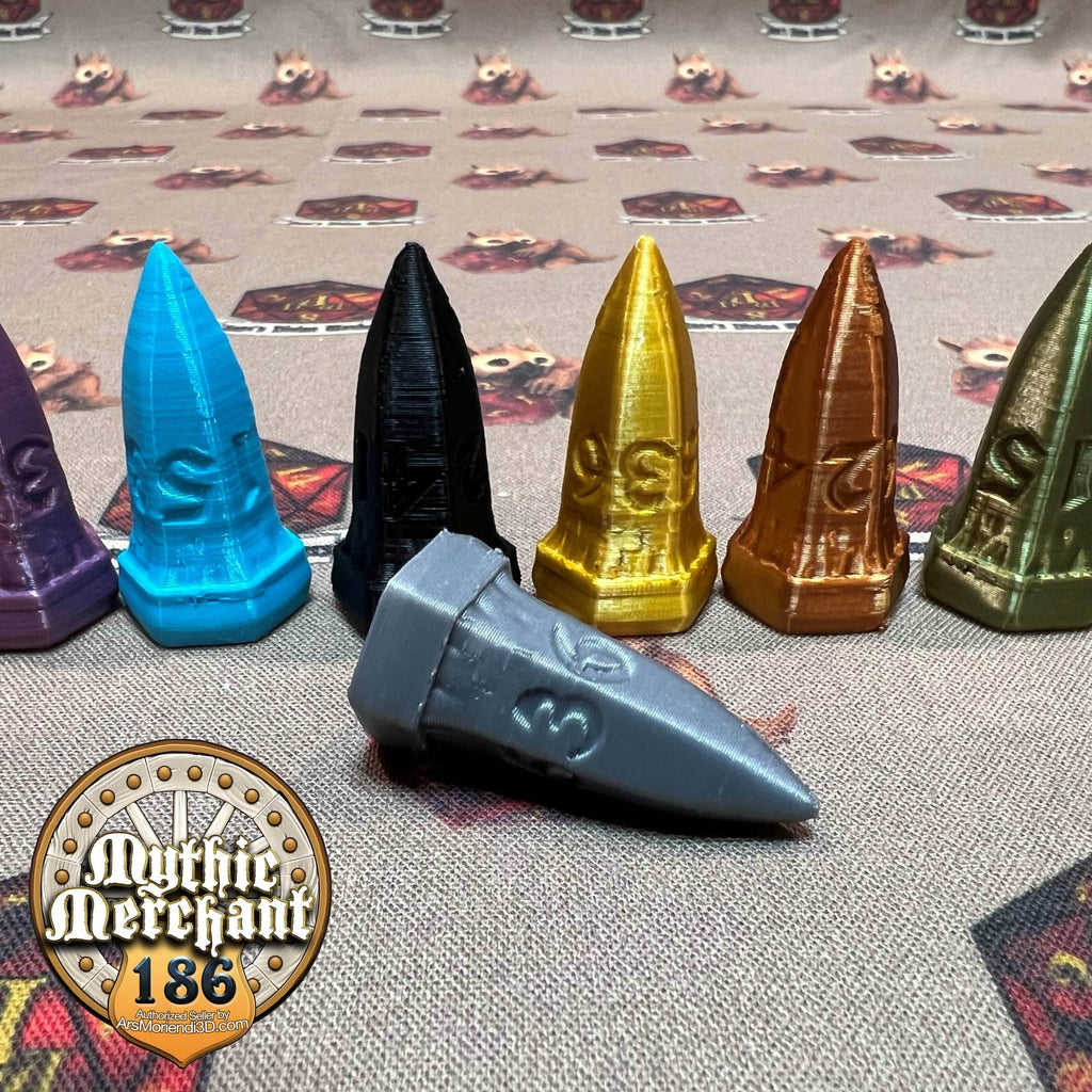Dragon tooth Dice set - Bone / D2