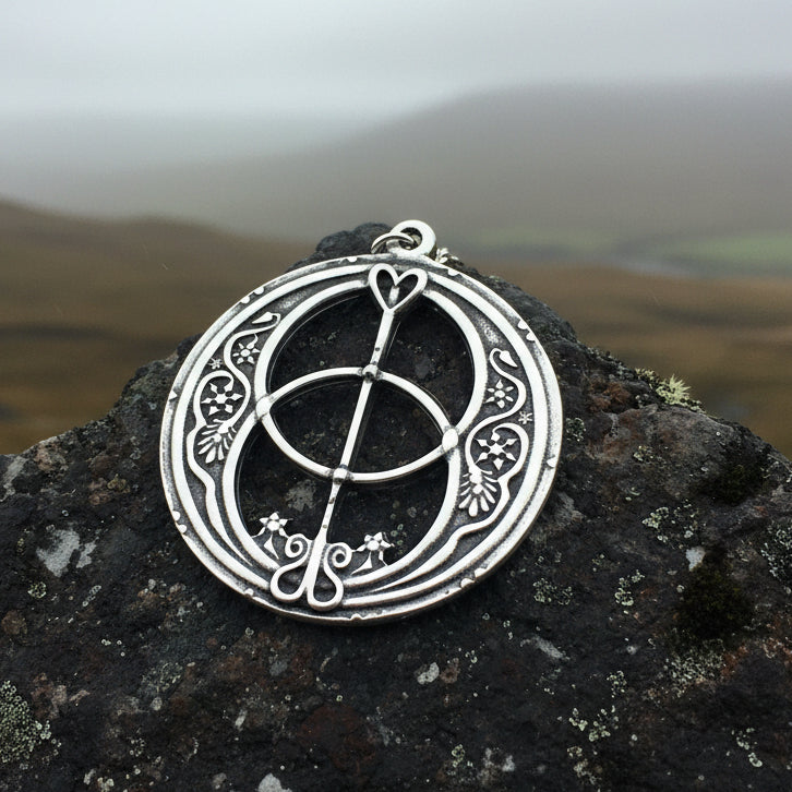 Pewter Chalice Well Necklace