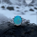 Celtic Skies Opal Celtic Ring