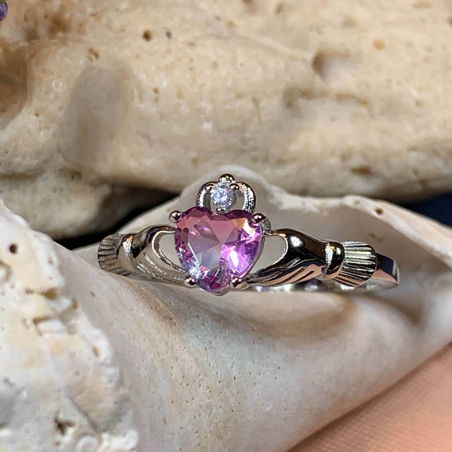 Ombre Claddagh Ring - 6