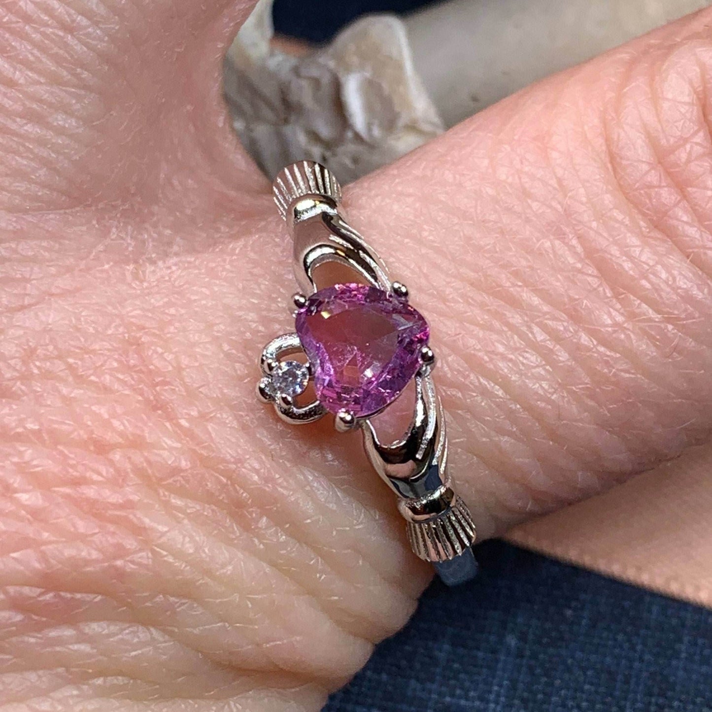 Ombre Claddagh Ring - 6