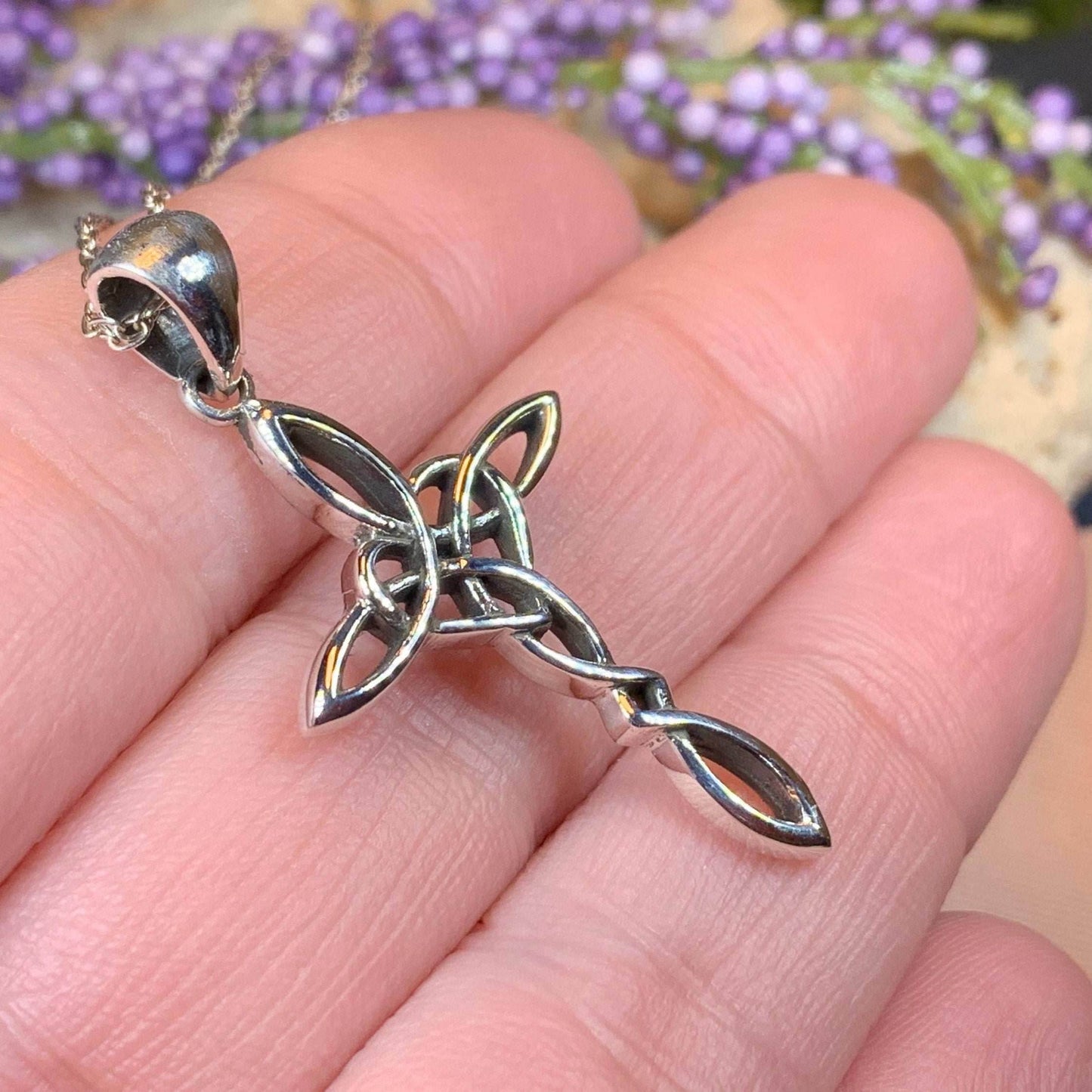 Pure Love Celtic Cross Necklace - 18