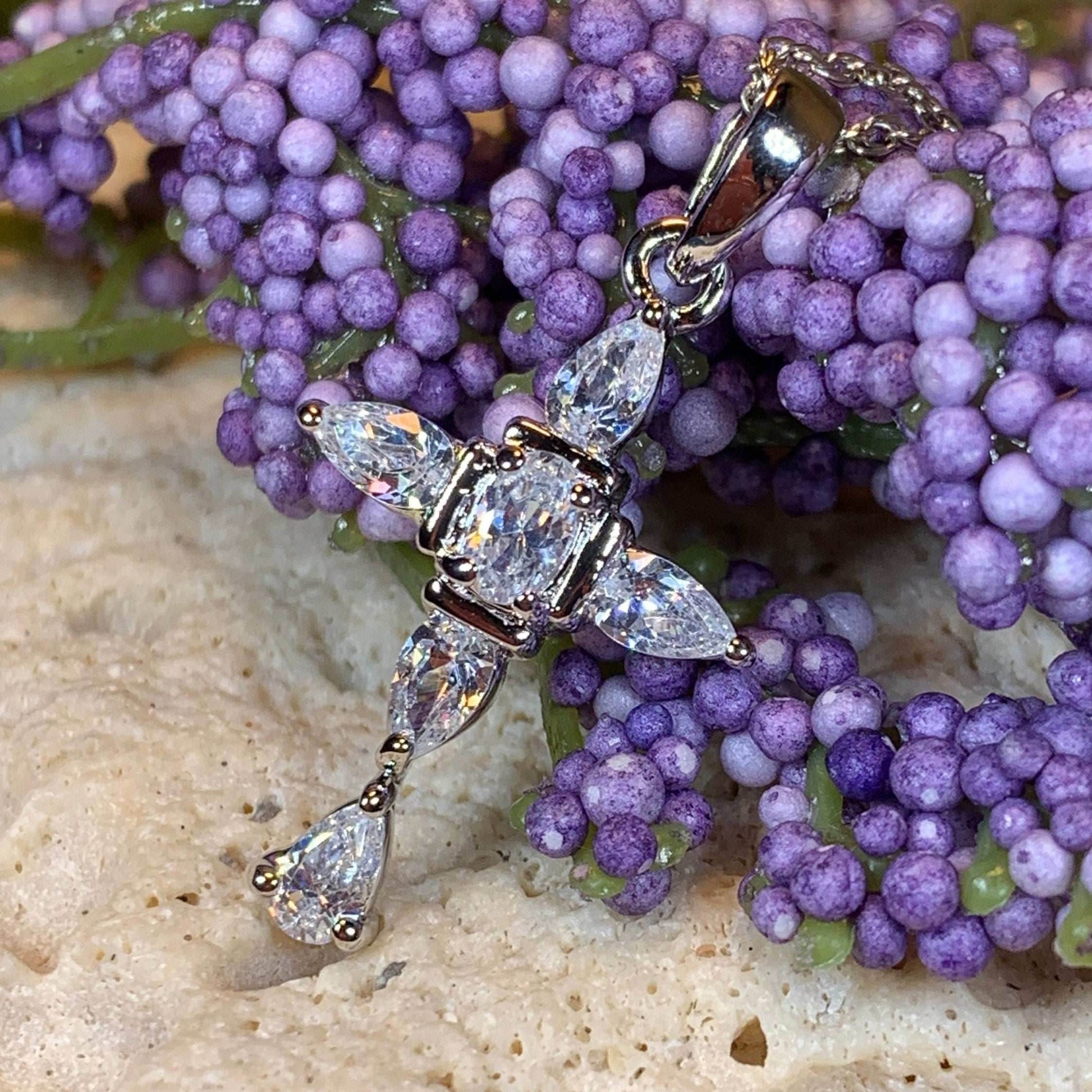 Clarice Celtic Cross Necklace - 18