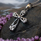 Purity Celtic Cross Necklace