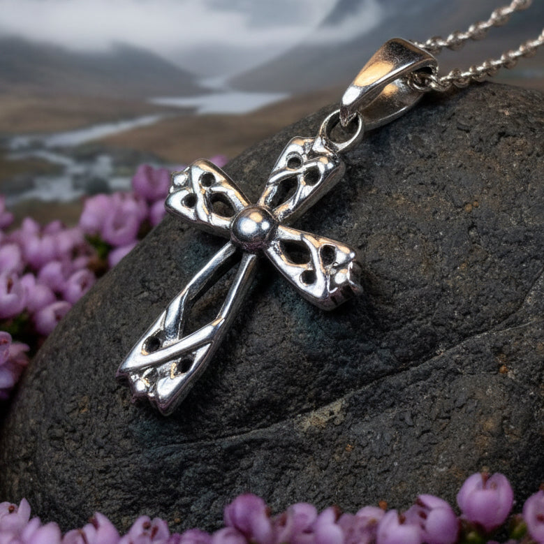 Purity Celtic Cross Necklace