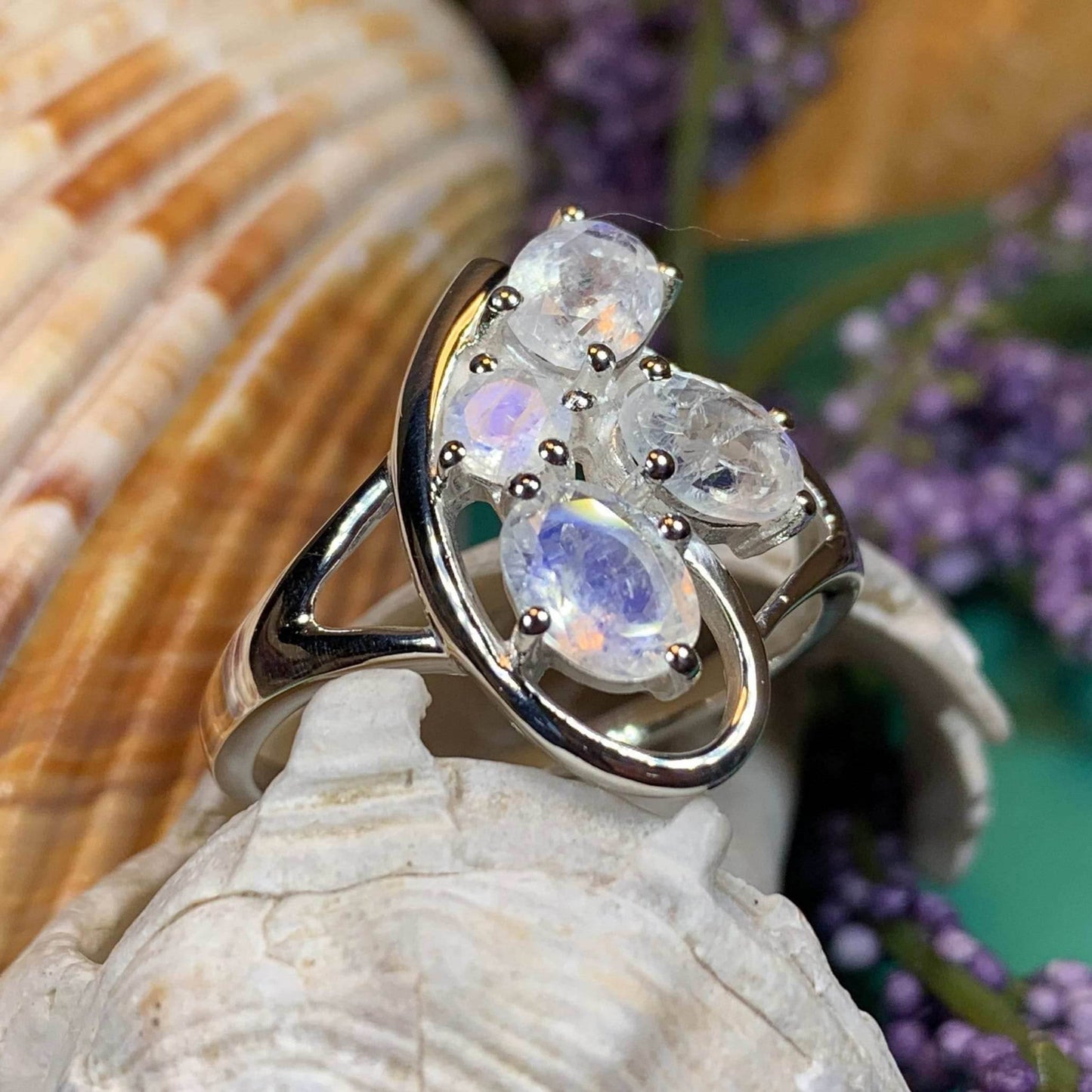 Talia Moonstone Ring - 5