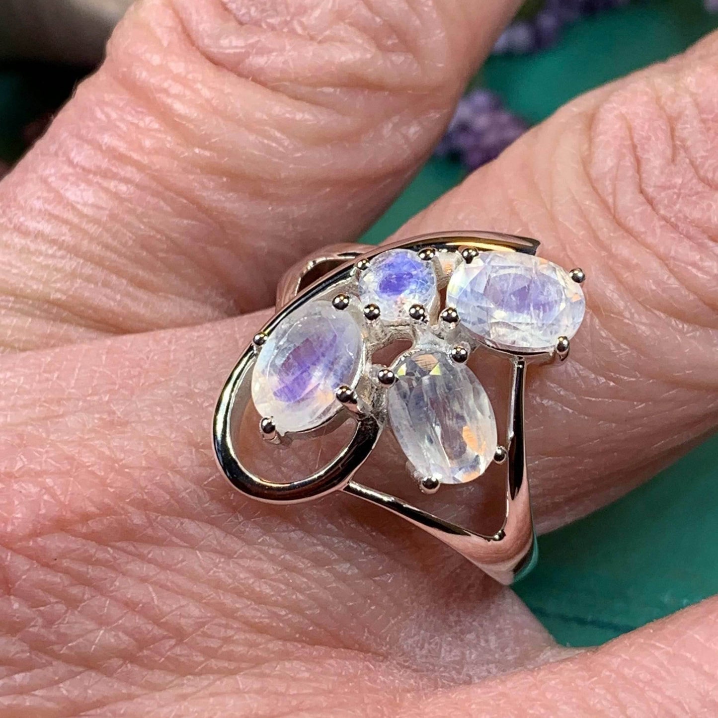 Talia Moonstone Ring - 5