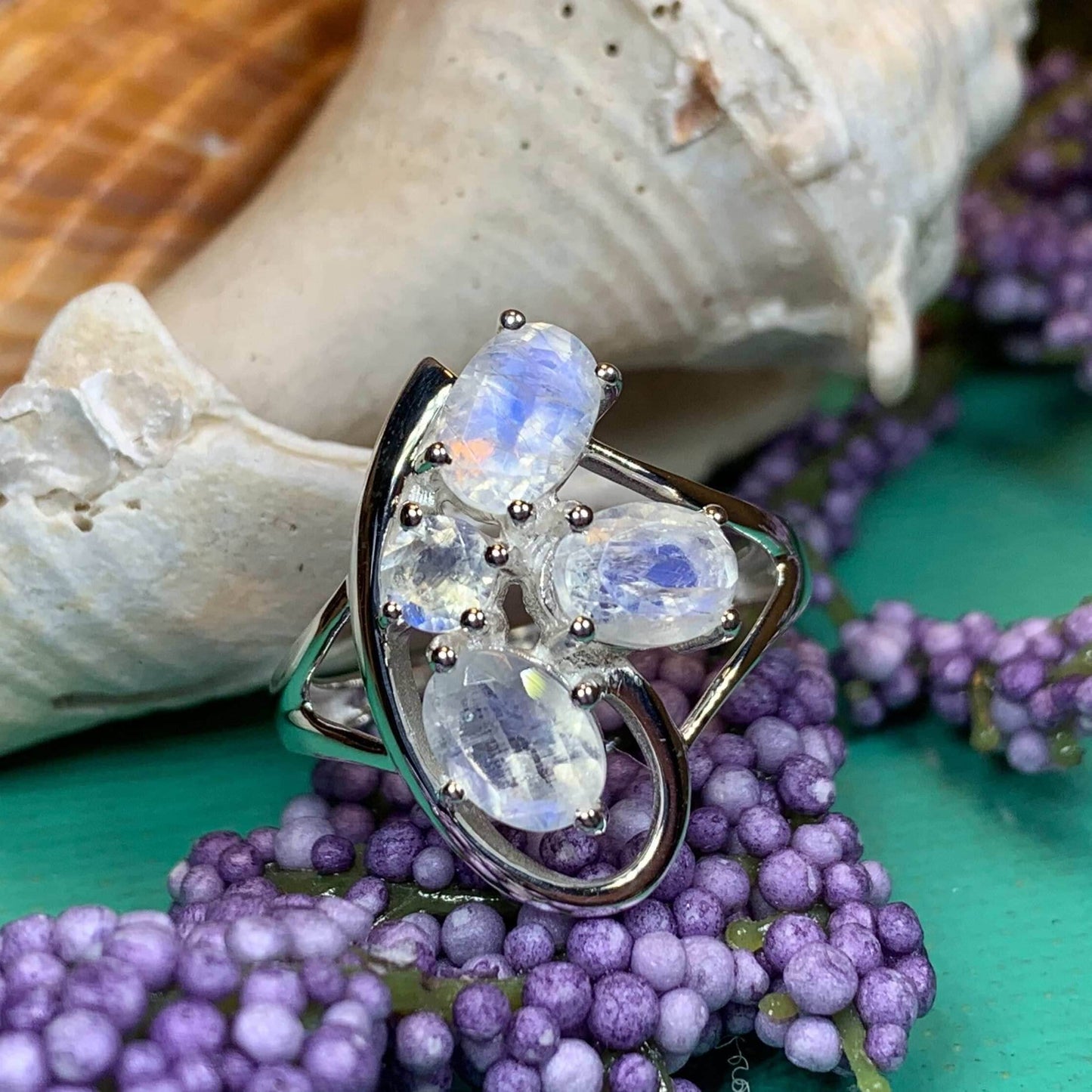 Talia Moonstone Ring - 5