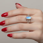 Esmeralda Celtic Knot Ring