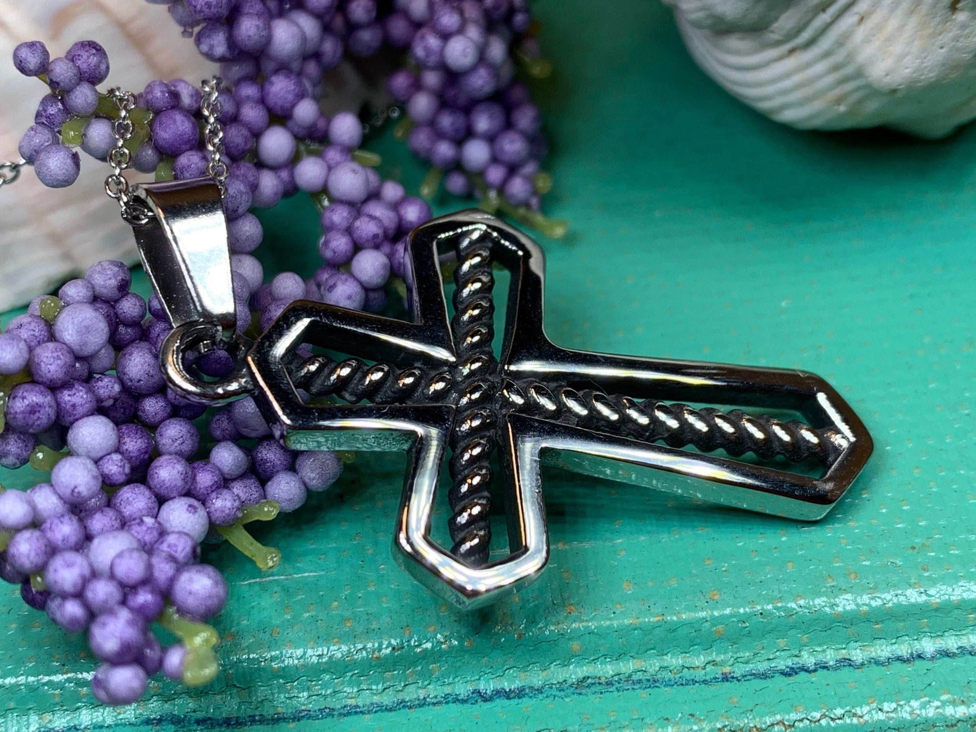 Bold Celtic Cross Necklace - 