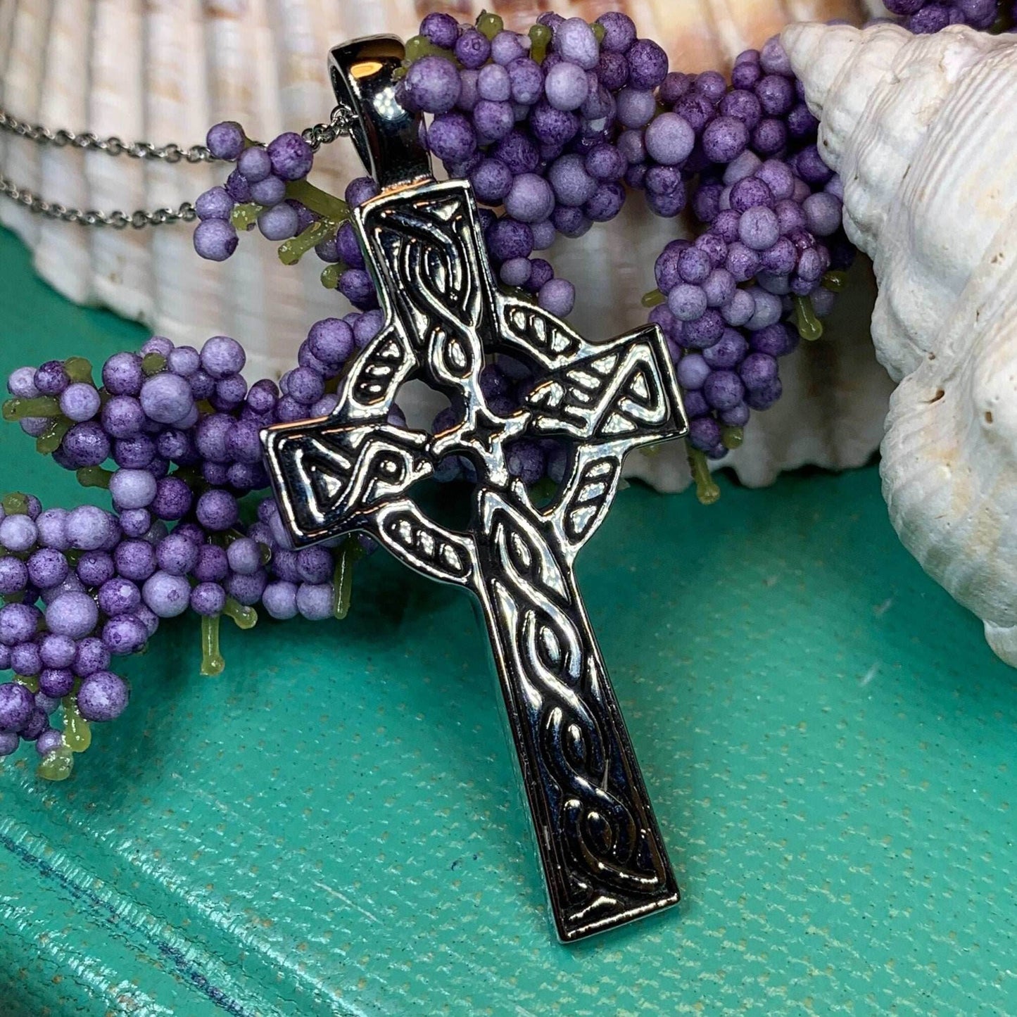 Shawn Celtic Cross Necklace - 