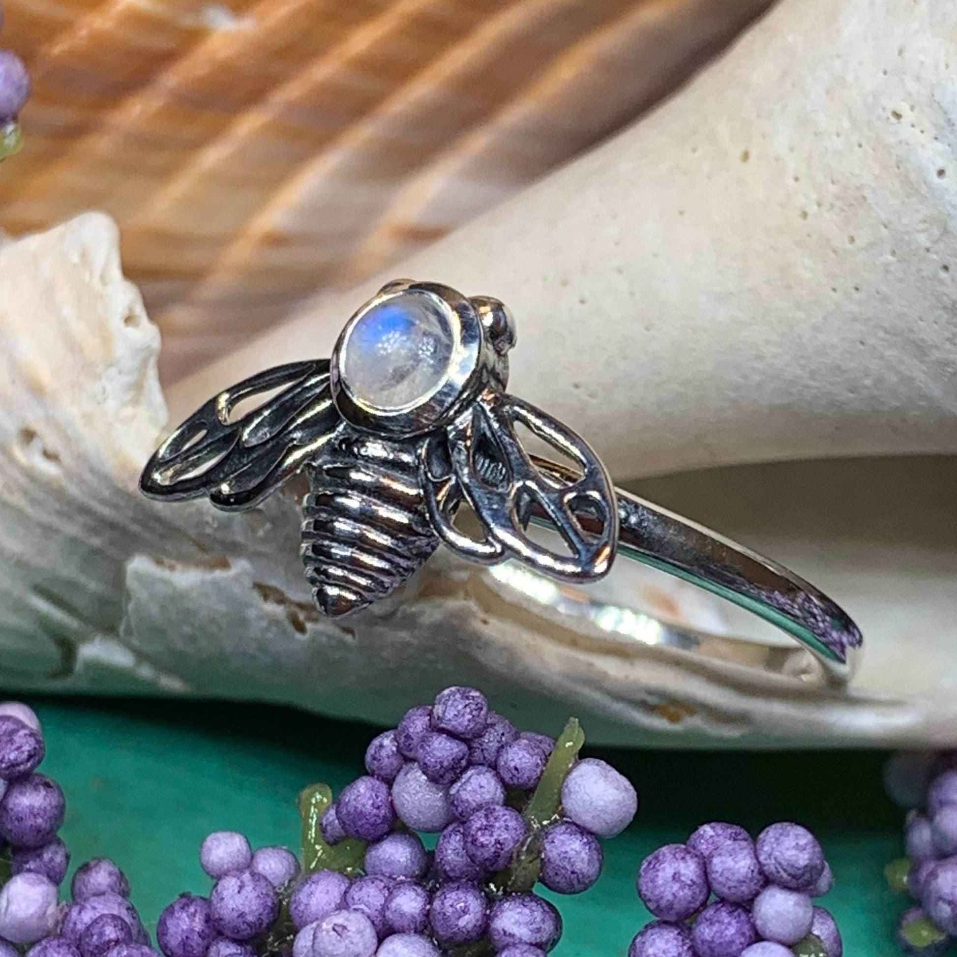 Tell the Bees Moonstone Ring - 5