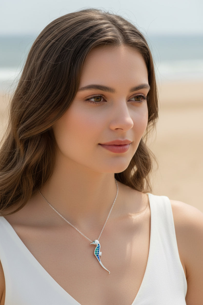 Summerleaze Seahorse Necklace