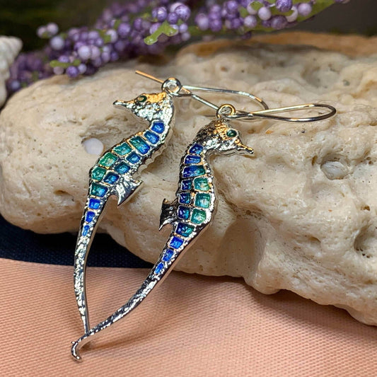 Summerleaze Seahorse Earrings - 