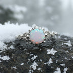 Vintage Opal Celtic Ring