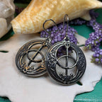 Pewter Chalice Well Earrings - 