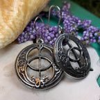 Pewter Chalice Well Earrings - 
