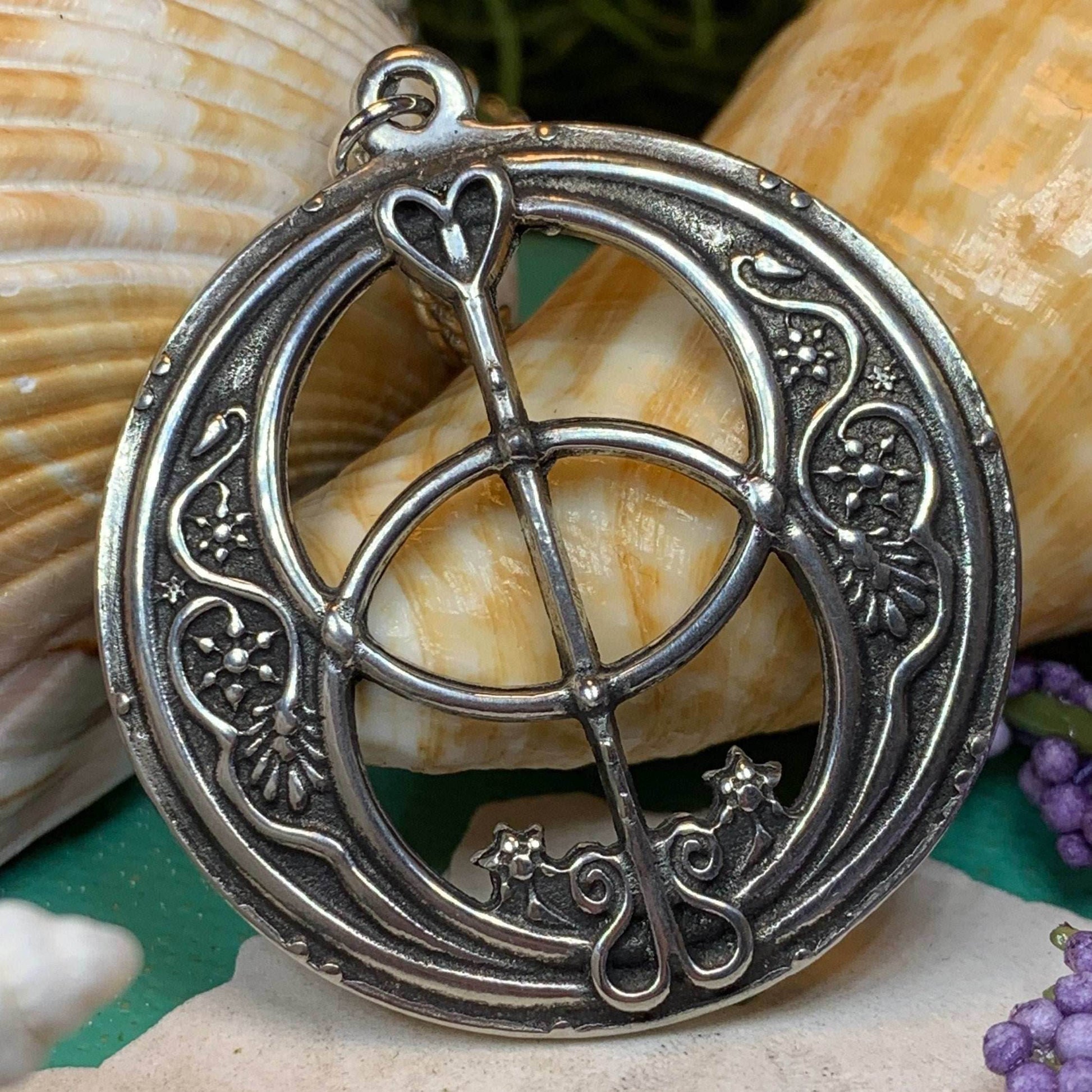 Pewter Chalice Well Necklace - 