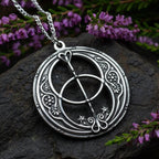 Pewter Chalice Well Necklace