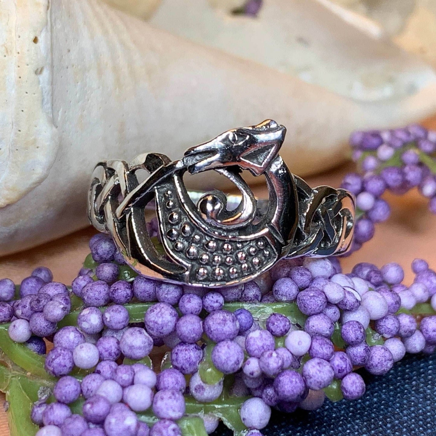 Celtic Dragon Ring - 6