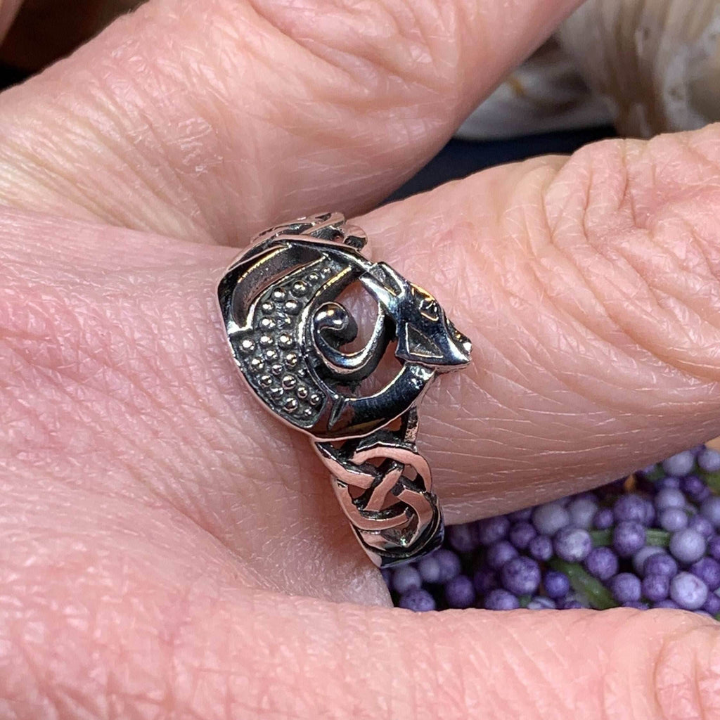 Celtic Dragon Ring - 6