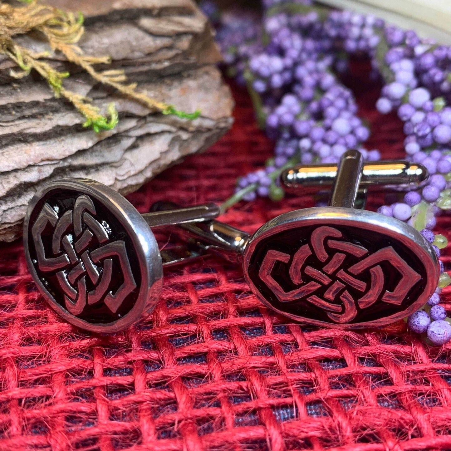 Celtic Fortune Knot Cuff Links - 