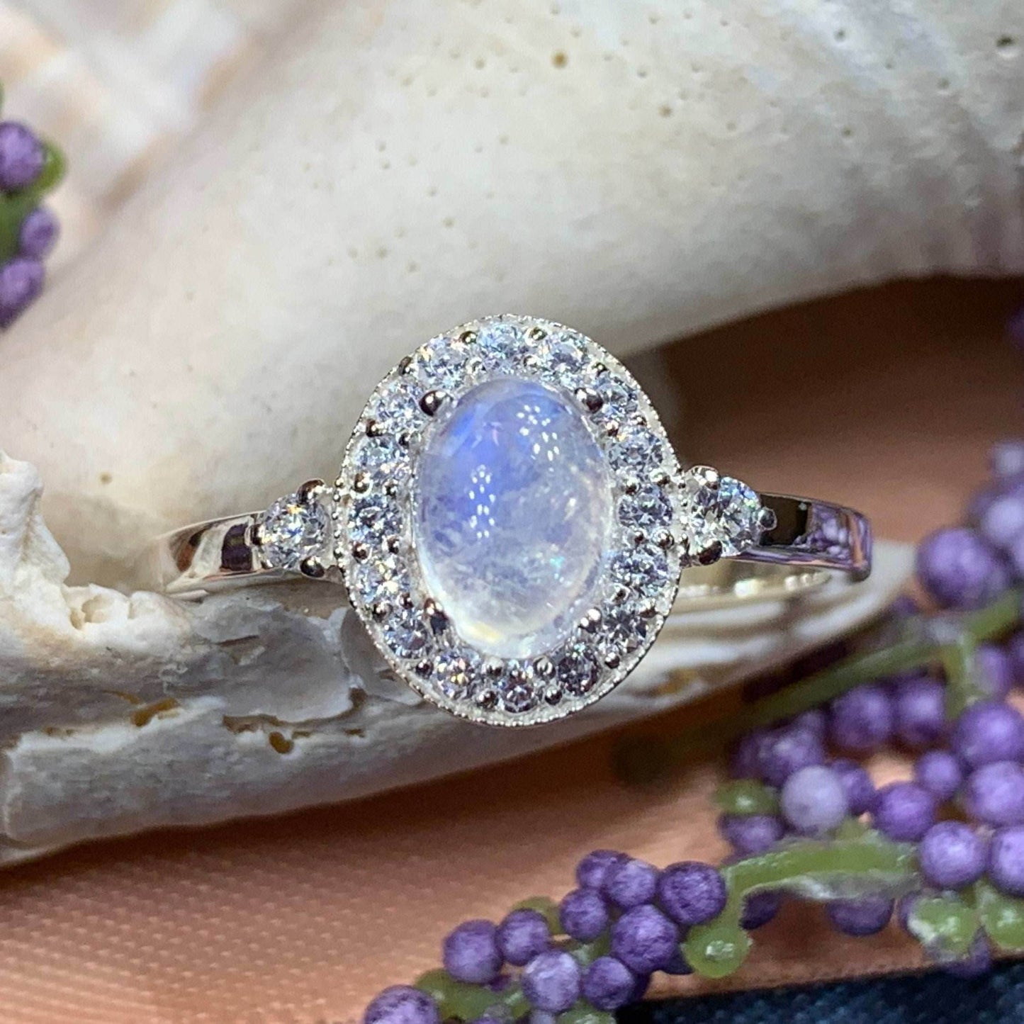 Leandra Moonstone Ring - 5