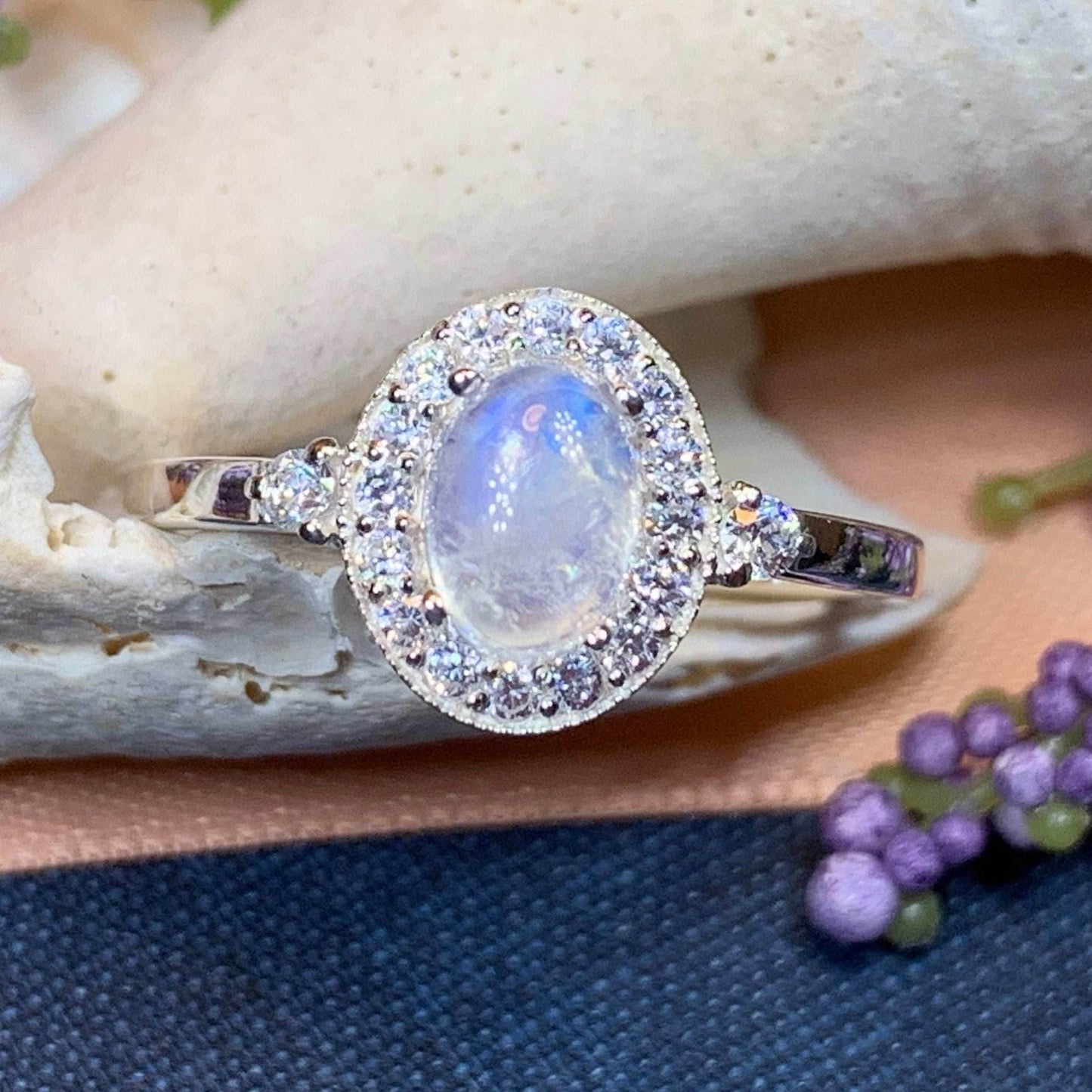 Leandra Moonstone Ring - 5