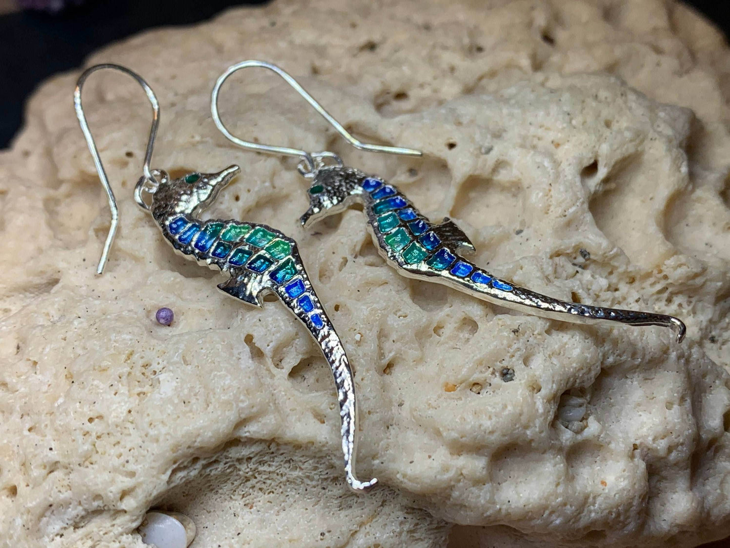 Summerleaze Seahorse Earrings - 