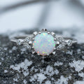 Vintage Opal Celtic Ring