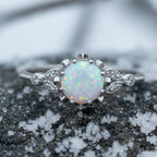 Vintage Opal Celtic Ring