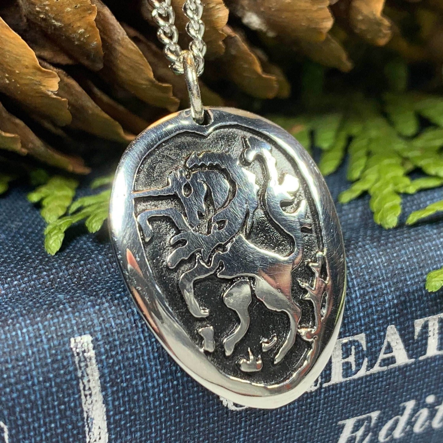 Unicorn of Scotland Pewter Necklace - 