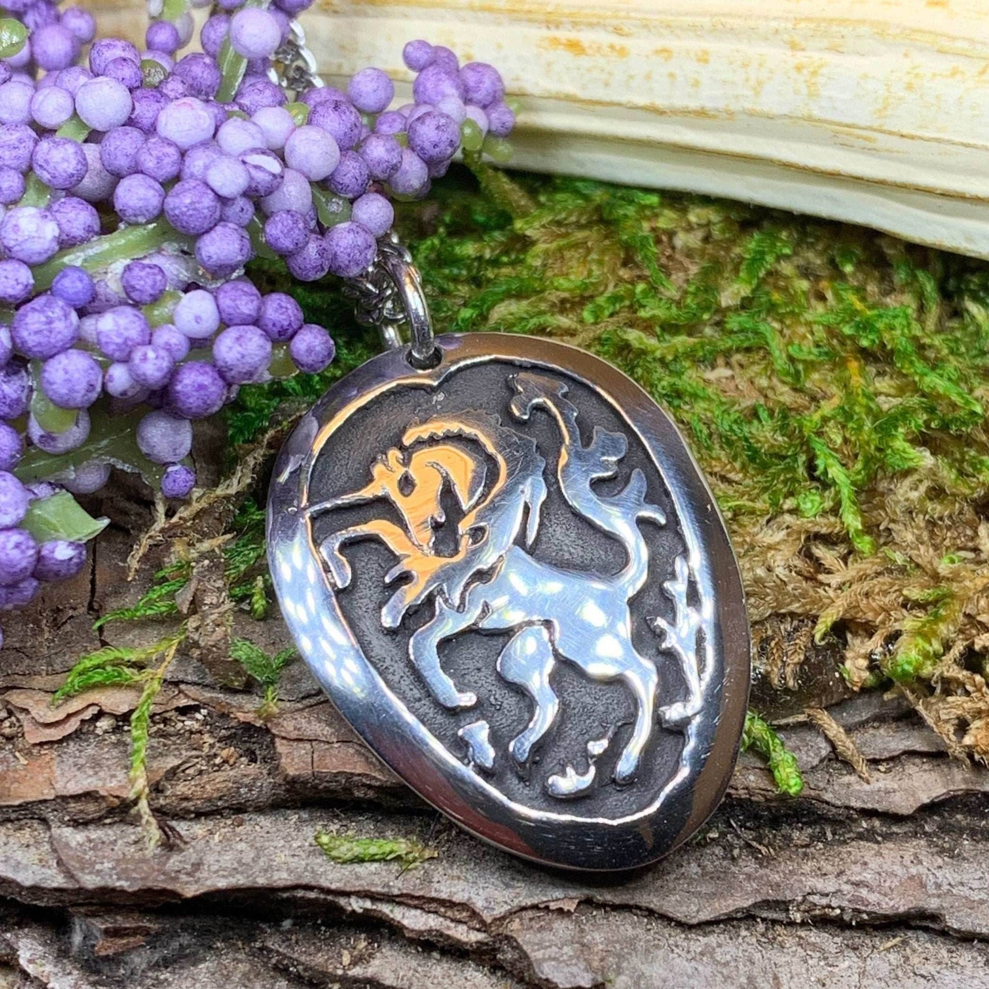 Unicorn of Scotland Pewter Necklace - 