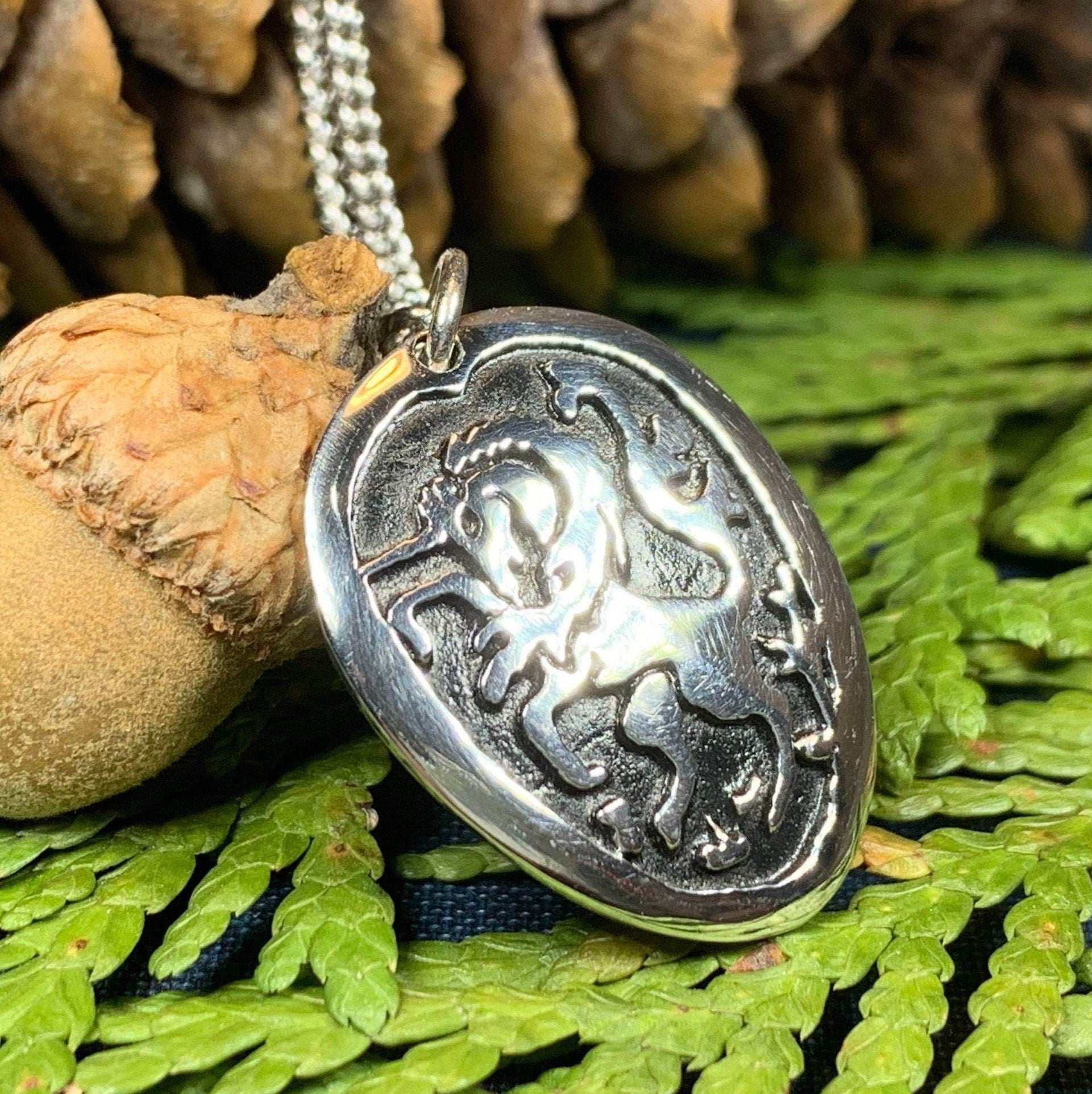 Unicorn of Scotland Pewter Necklace - 