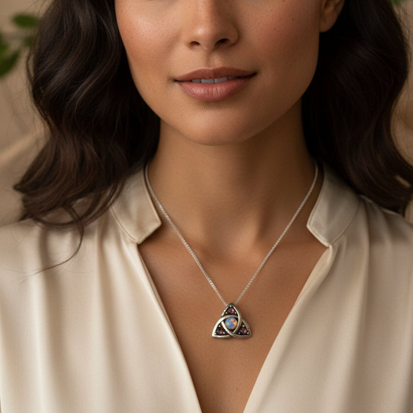 Elven Trinity Knot Necklace