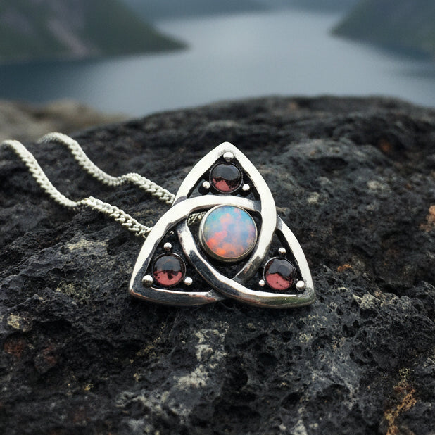 Elven Trinity Knot Necklace